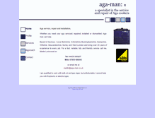 Tablet Screenshot of aga-man.co.uk